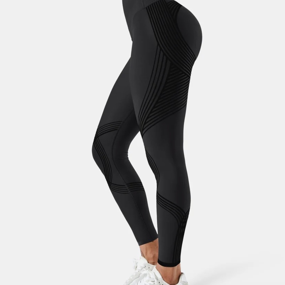 Body Sculpt Black Women's Leggings - Reversible wear